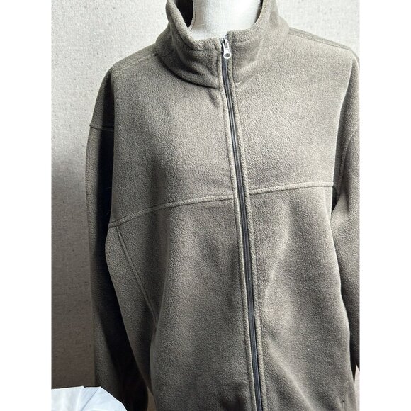 Bass Pro Fleece Jacket XL Full Zip Sweatshirt Inner Drawstring Camping Casual - Picture 2 of 8